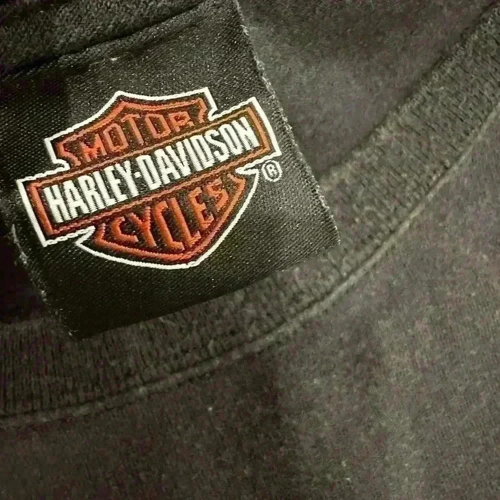 Harley Davidson vintage 90’s Grunge Men's Y2K T-shirt - Picture 3 of 6
